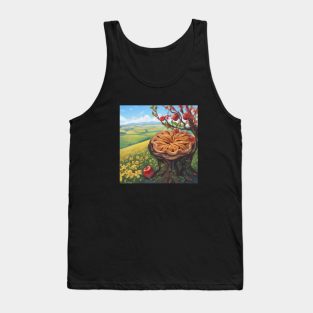 Apple Pie Vintage Slice Sweet Kawaii Picture Tank Top